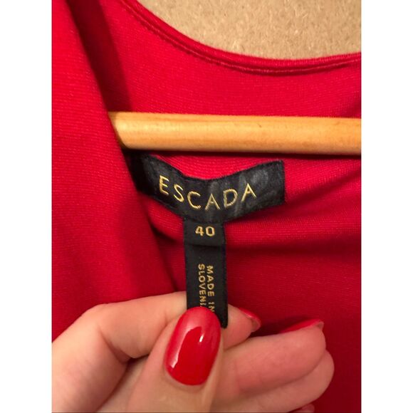 Escada Red Dress - Picture 3 of 7
